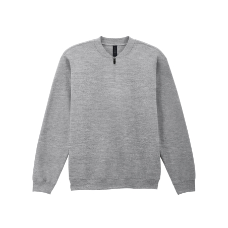 Sweat-shirt en molleton 1/4 zip