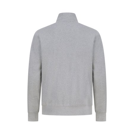 Sweat-shirt col zippé unisexe