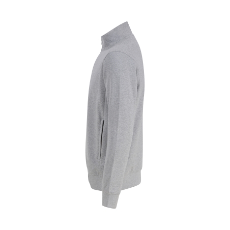 Sweat-shirt col zippé unisexe