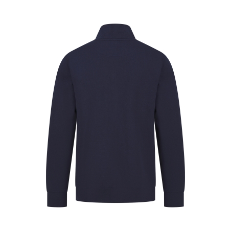 Sweat-shirt col zippé unisexe