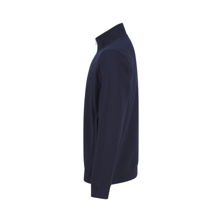 Sweat-shirt col zippé unisexe