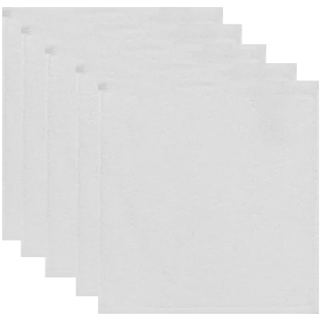 Serviettes d'invité 30 x 30 cm - Lot de 5 serviettes
