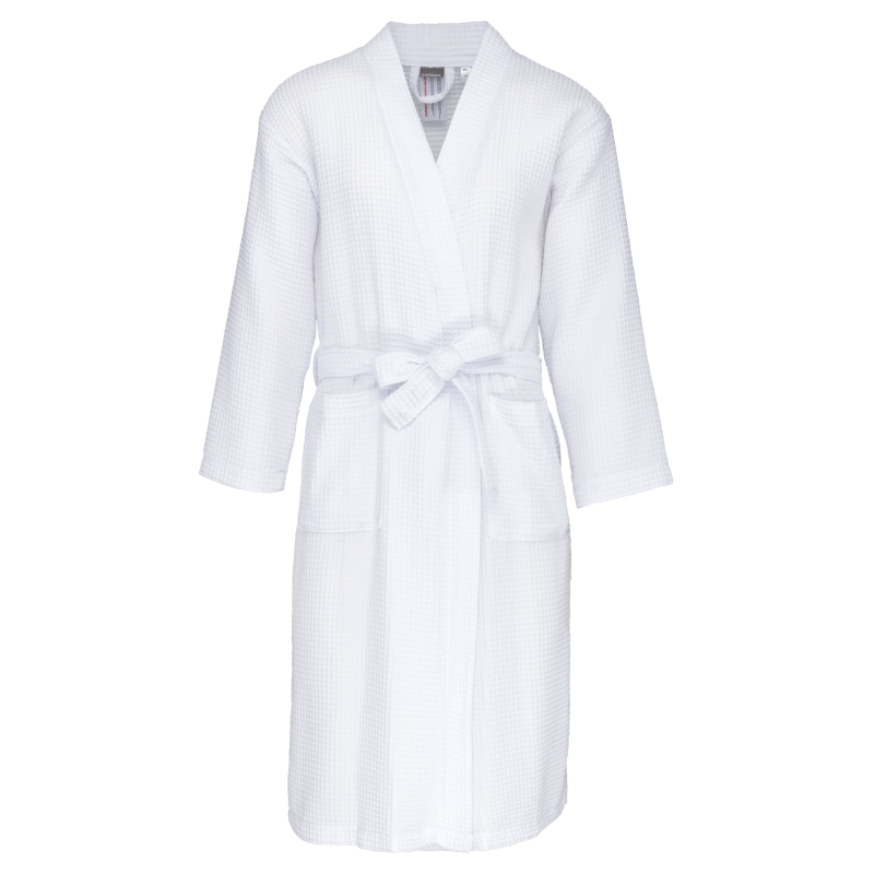 Peignoir kimono nid d'abeille