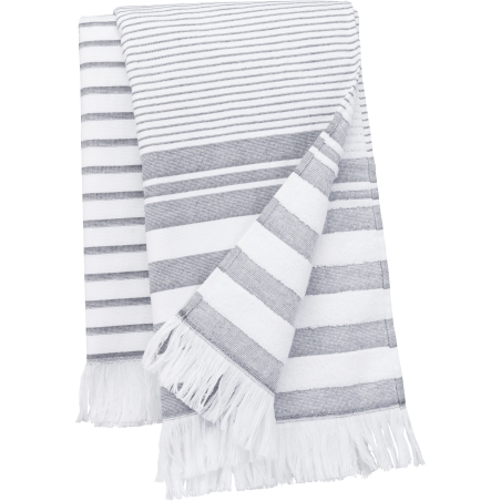Fouta rayée avec franges