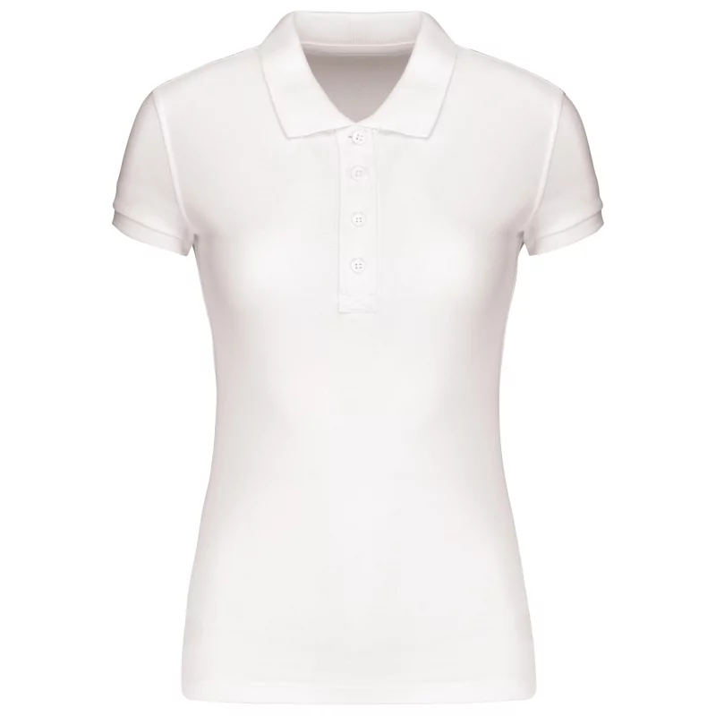 Polo piqué Bio manches courtes femme