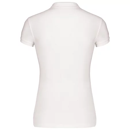 Polo piqué Bio manches courtes femme