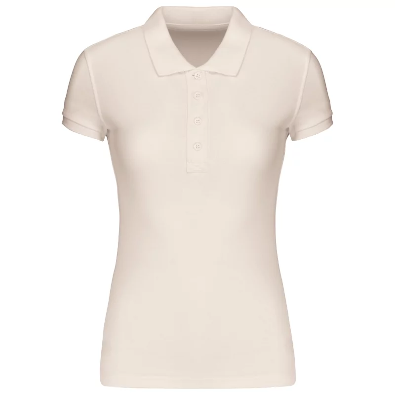 Polo piqué Bio manches courtes femme