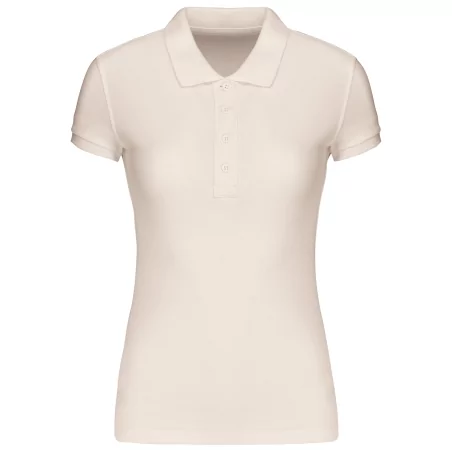 Polo piqué Bio manches courtes femme