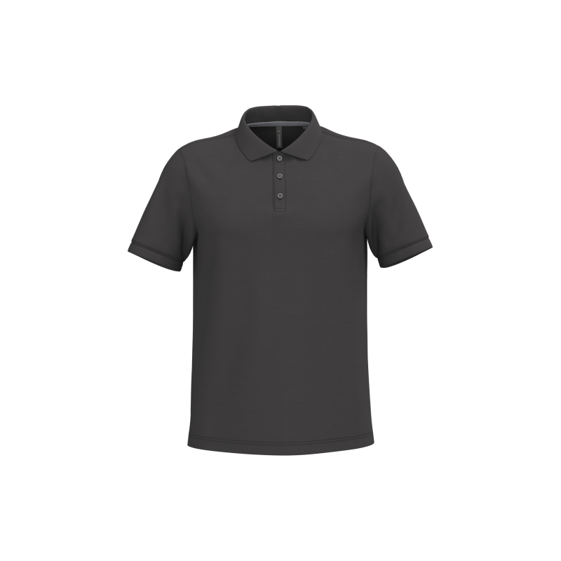 Polo piqué manches courtes homme