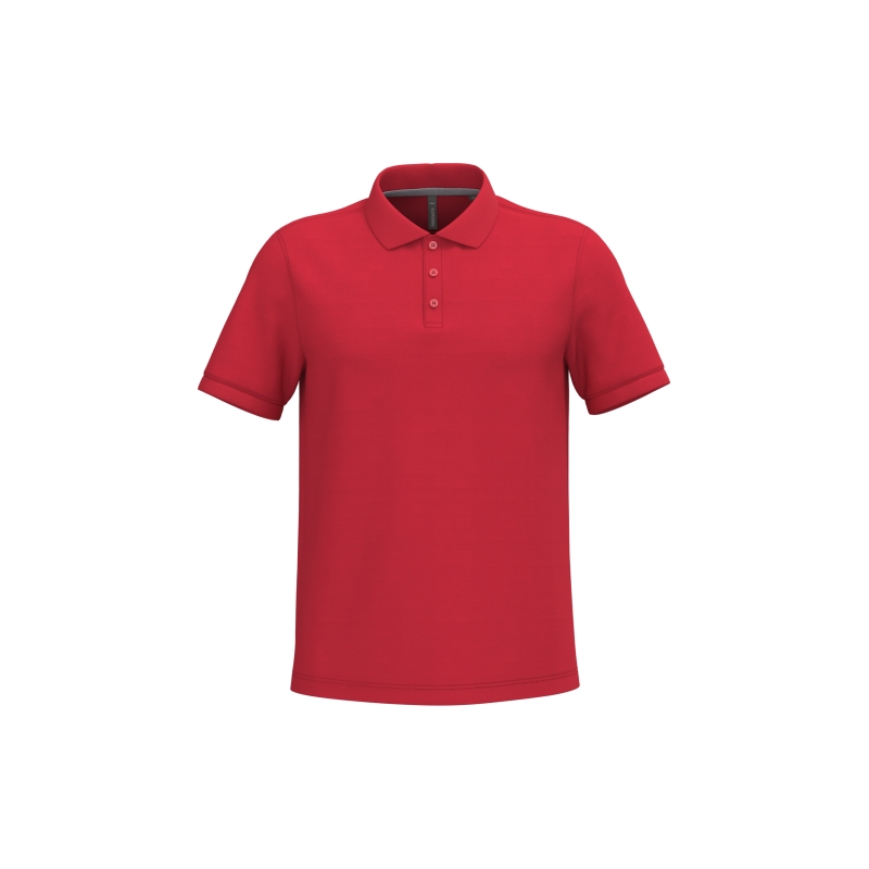 Polo piqué manches courtes homme