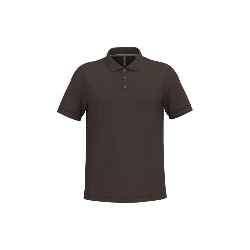 Polo piqué manches courtes homme