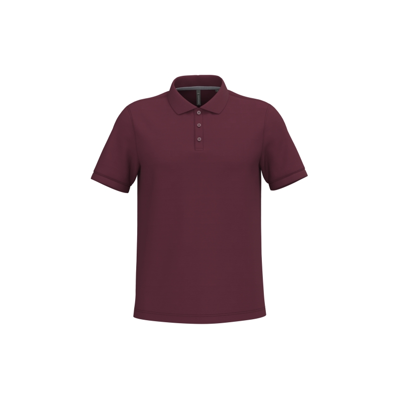 Polo piqué manches courtes homme