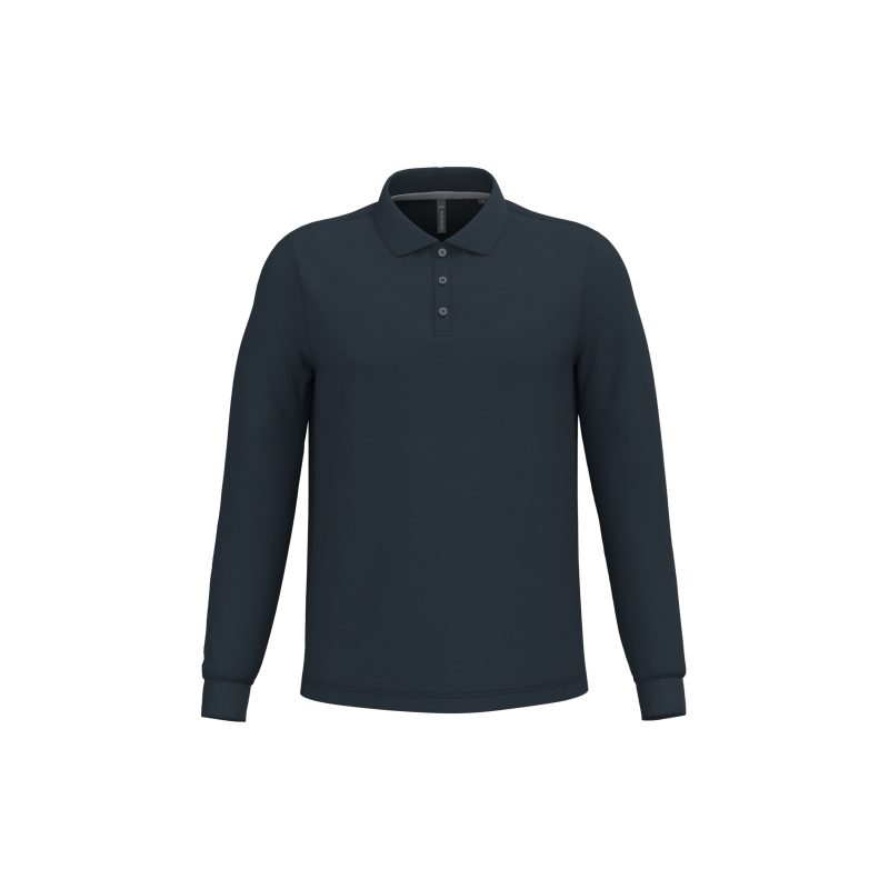 Polo manches longues homme