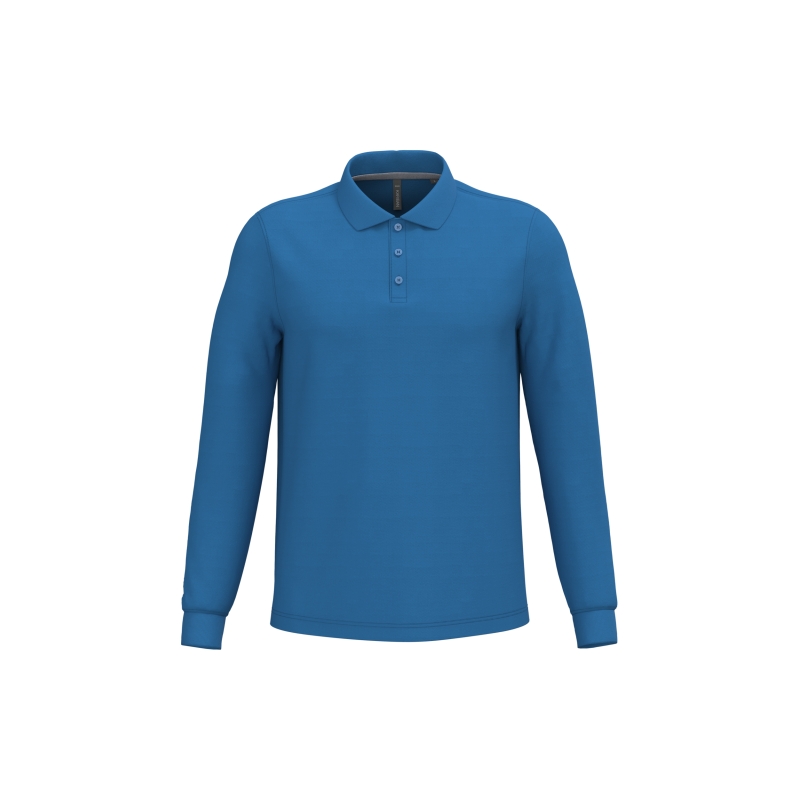 Polo manches longues homme