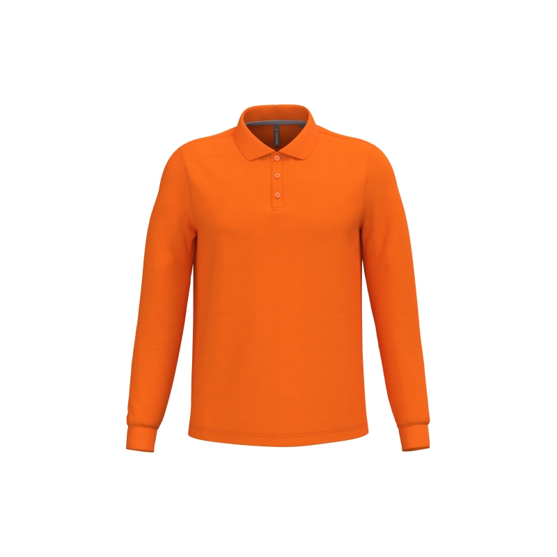 Polo manches longues homme