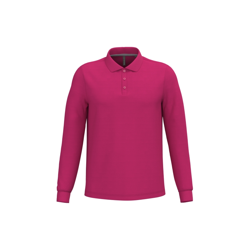 Polo manches longues homme