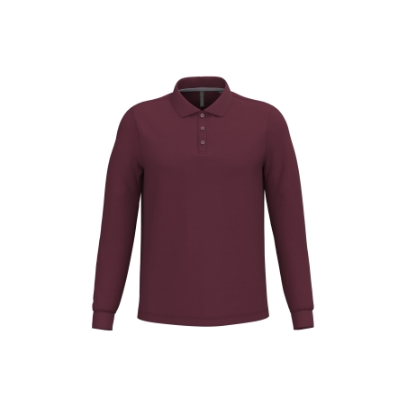 Polo manches longues homme