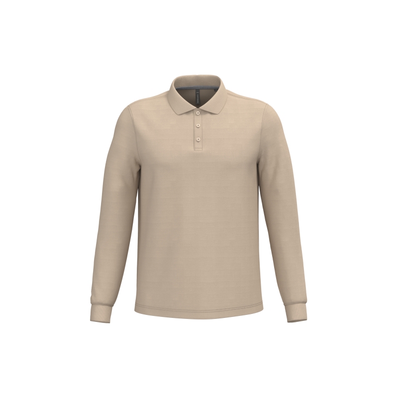 Polo manches longues homme