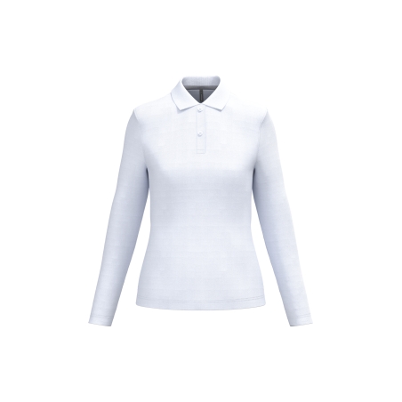 Polo manches longues femme
