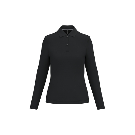 Polo manches longues femme