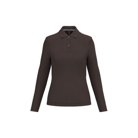 Polo manches longues femme