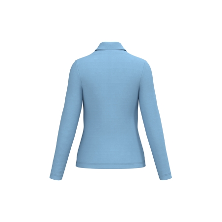 Polo manches longues femme