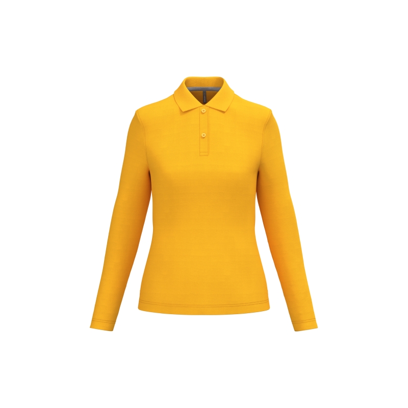 Polo manches longues femme