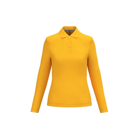 Polo manches longues femme
