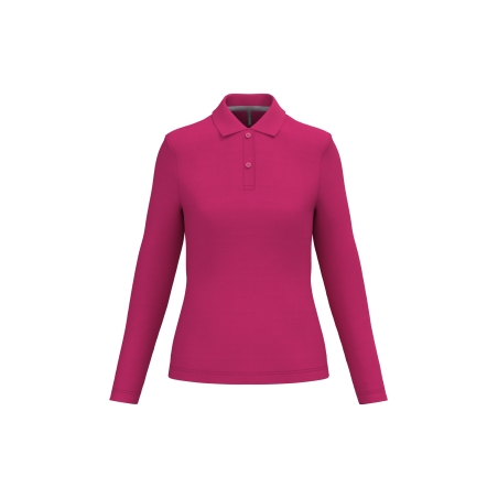 Polo manches longues femme