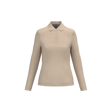 Polo manches longues femme