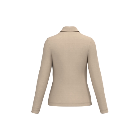 Polo manches longues femme
