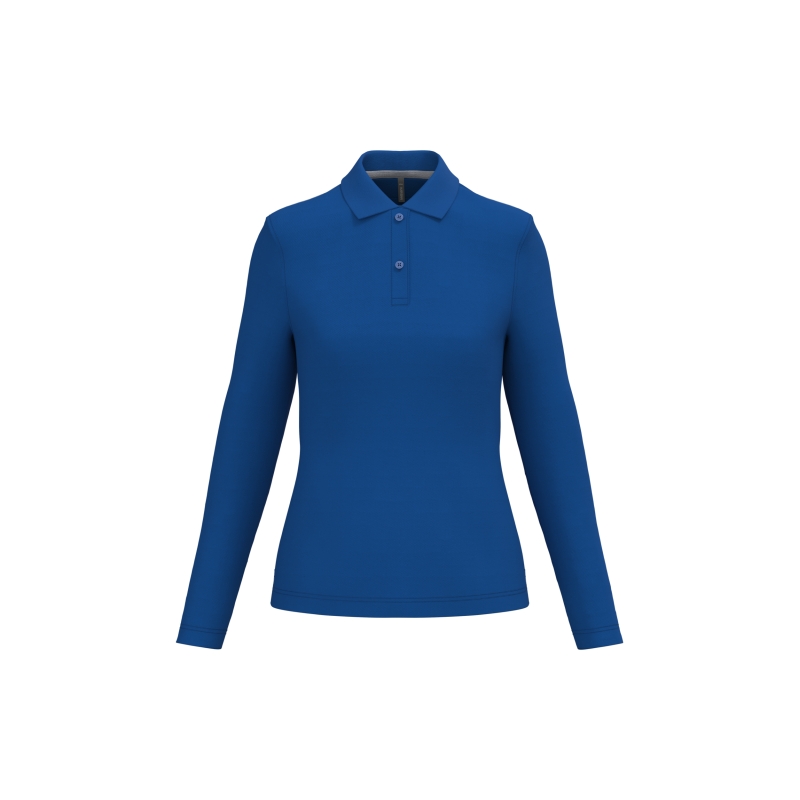Polo manches longues femme