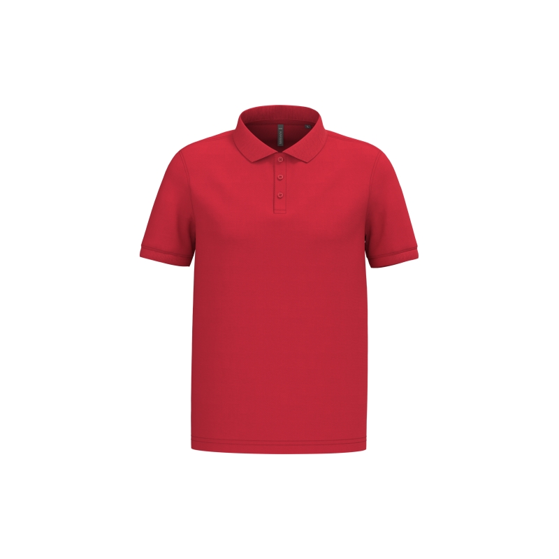 Polo piqué manches courtes homme