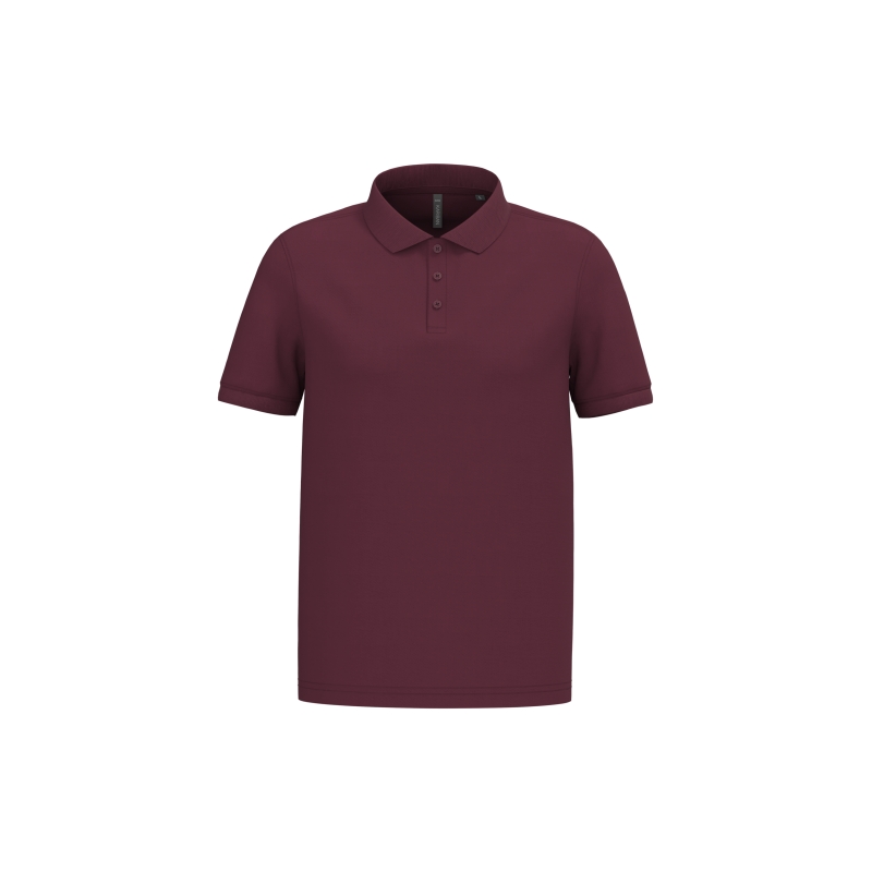 Polo piqué manches courtes homme