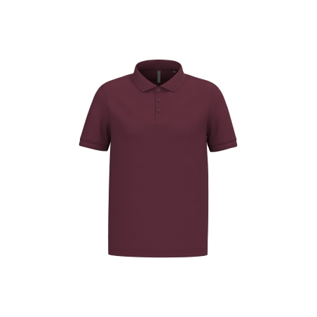 Polo piqué manches courtes homme