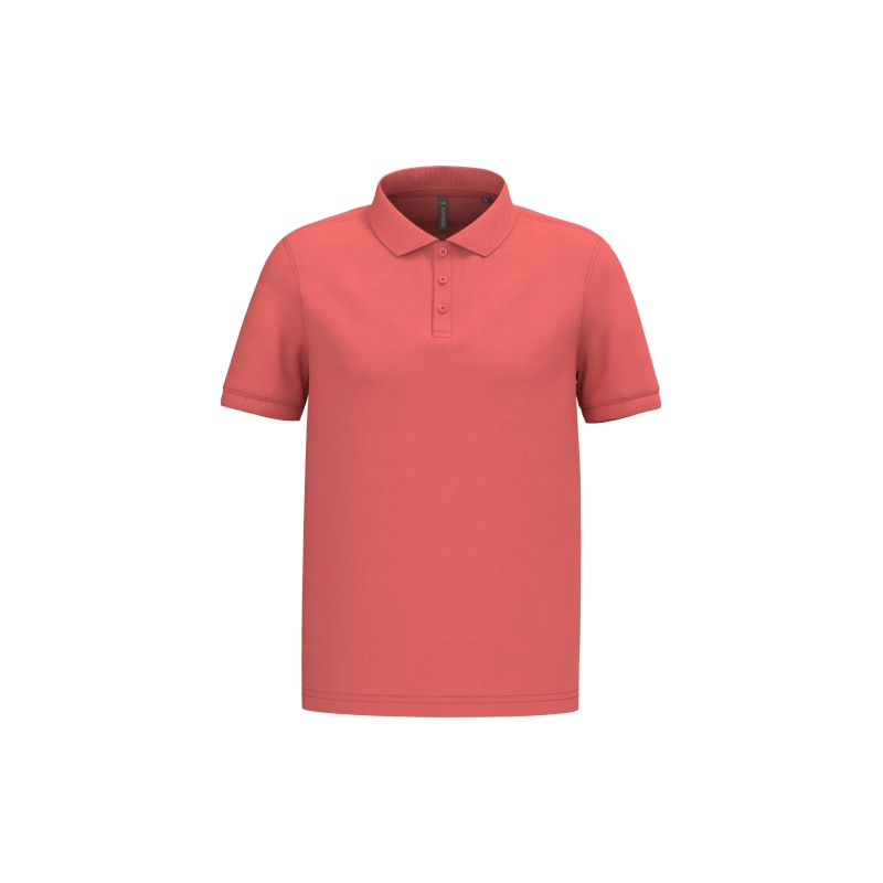 Polo piqué manches courtes homme