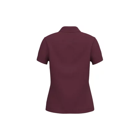 Polo piqué manches courtes femme