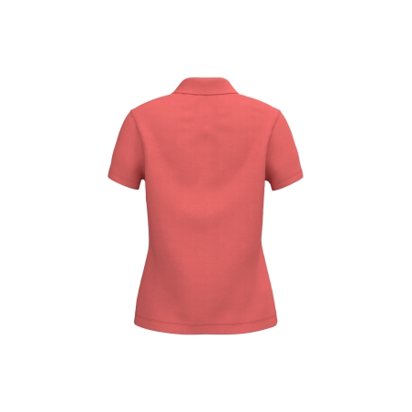 Polo piqué manches courtes femme