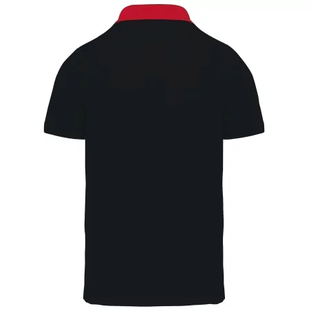 Polo jersey bicolore homme