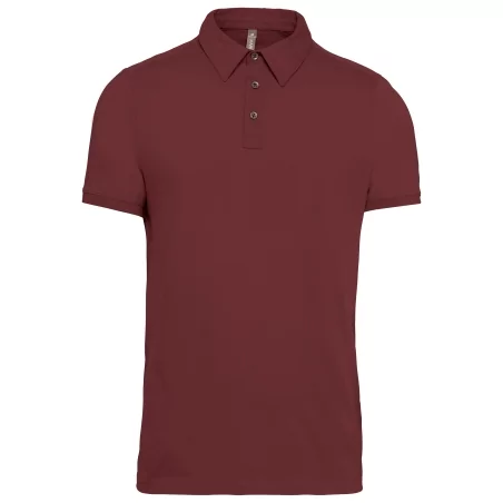 Polo jersey manches courtes homme