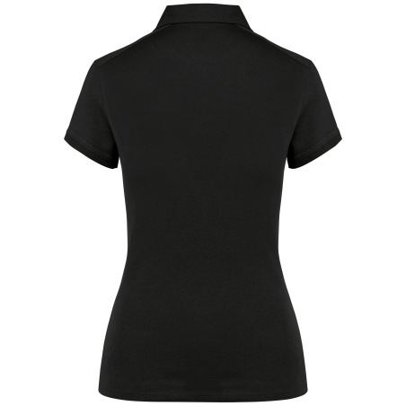 Polo jersey manches courtes femme