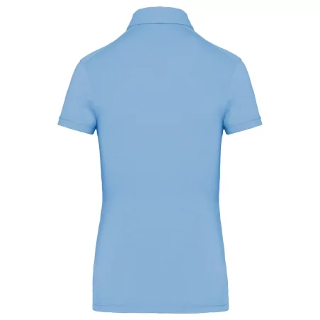 Polo jersey manches courtes femme