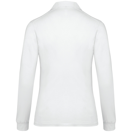 Polo jersey manches longues femme