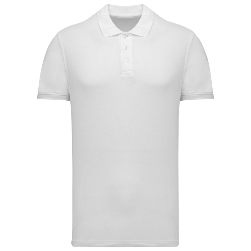 Polo piqué manches courtes homme
