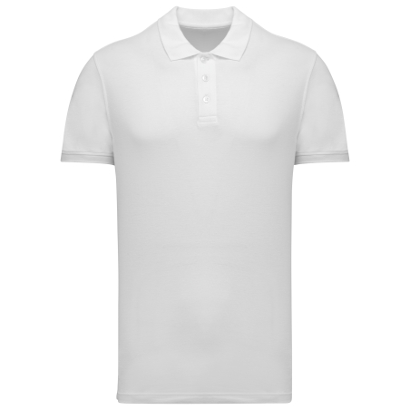 Polo piqué manches courtes homme