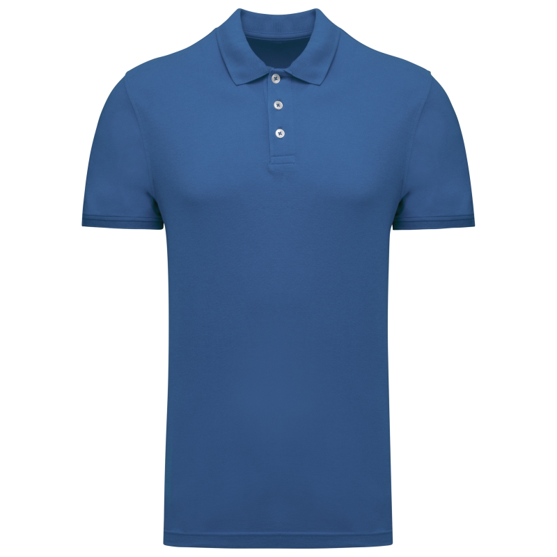 Polo piqué manches courtes homme