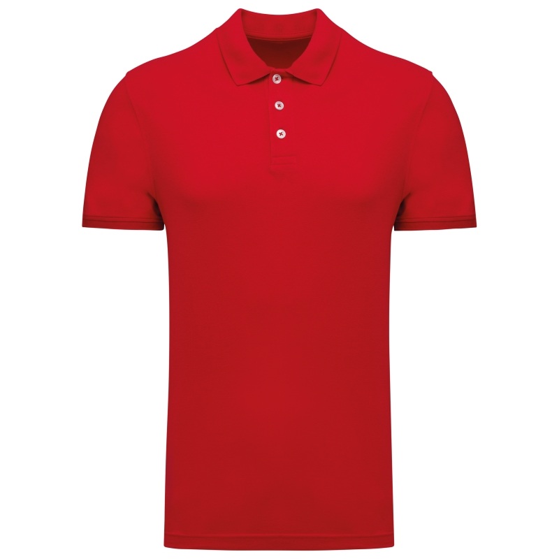 Polo piqué manches courtes homme