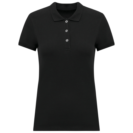 Polo piqué manches courtes femme