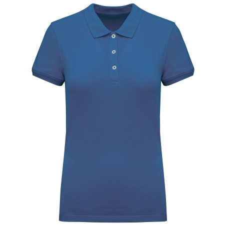 Polo piqué manches courtes femme