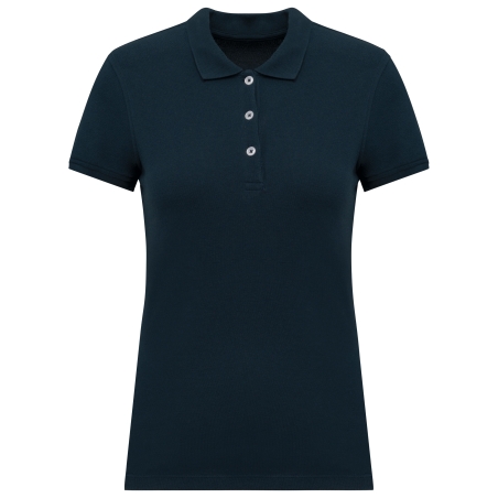 Polo piqué manches courtes femme